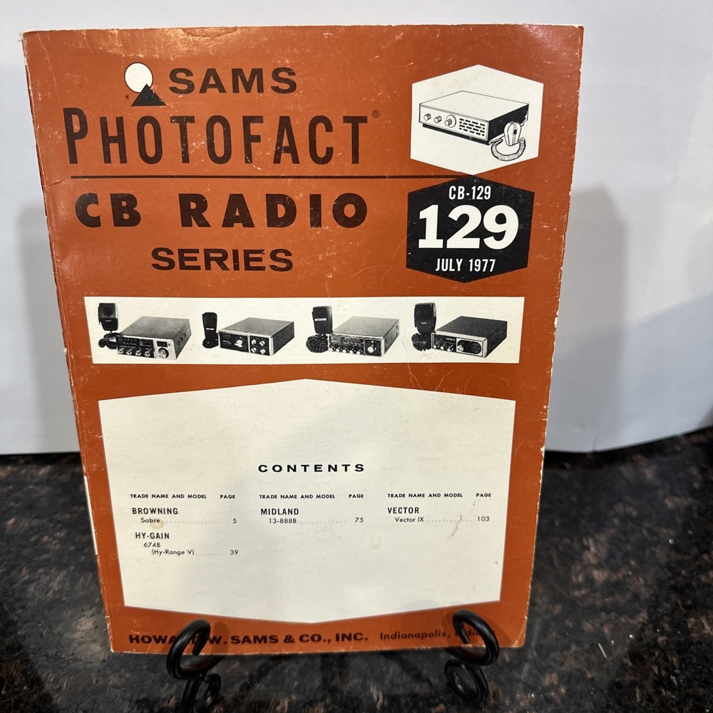 SAMS Photofact CB Radio Series 129 July 1977